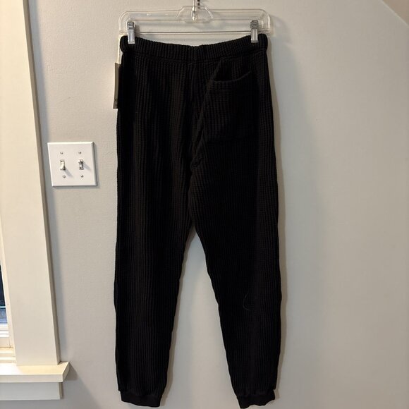 Mate the Label Organic Waffle Relaxed Jogger in Jet Black, Size X-Small NWOT - Picture 7 of 9
